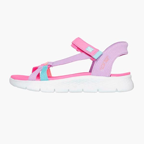 SKECHERS Slip-Ins: Go Walk Flex Sandal - Lots Of Sol 303028L/MLT Purple