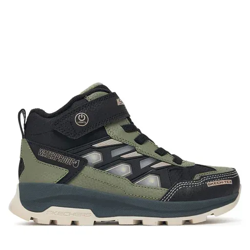 SKECHERS S-Lights Waterproof: Storm Blazer - Glow Trail 406381L/BKOL Black