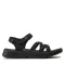 SKECHERS Go Walk Flex Sandal-Sunshine 141450/BBK Black