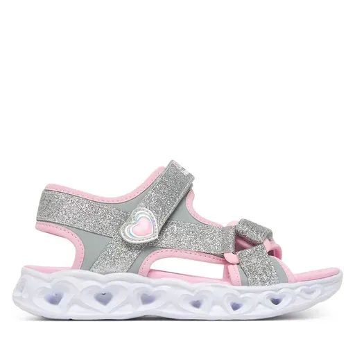 SKECHERS S-Lights: Heart Lights Sandal - Sugar Sparks 303114L/SLPK Grey