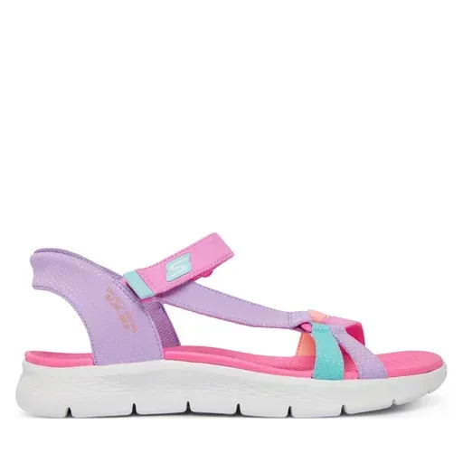 SKECHERS Slip-Ins: Go Walk Flex Sandal - Lots Of Sol 303028L/MLT Purple