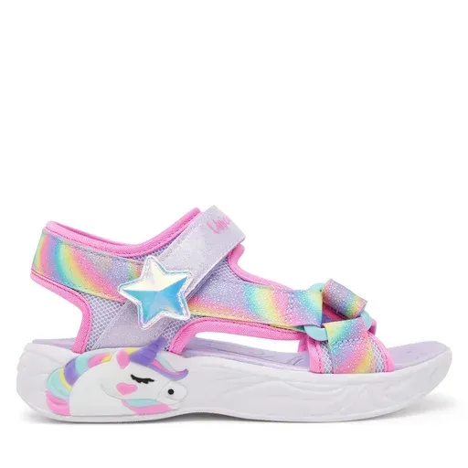 SKECHERS Unicorn Dreams Sandal-Dreamy Unicorns 303107L/LVMT Purple