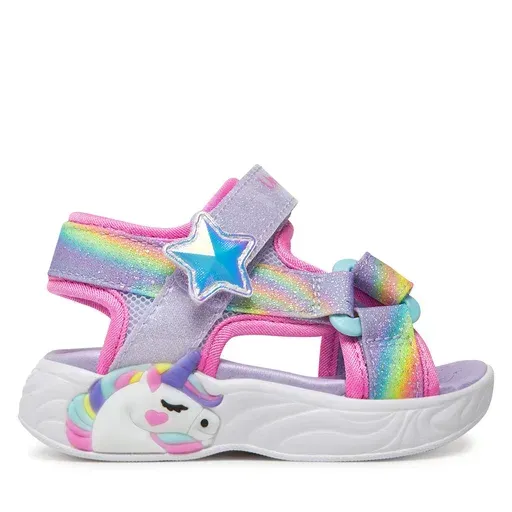 SKECHERS Unicorn Dreams Sandal-Dreamy Unicorns 303107N/LVMT Purple