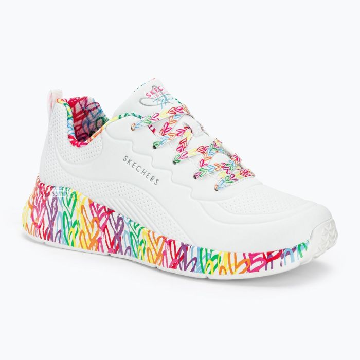 SKECHERS Uno Lite Exuberant Hearts white/multi