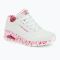 SKECHERS Uno Loving Love white/red/pink mesh