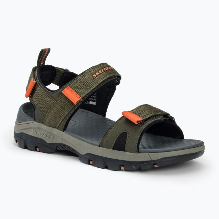 SKECHERS Tresmen Ryer оливкові/чорно-помаранчеві