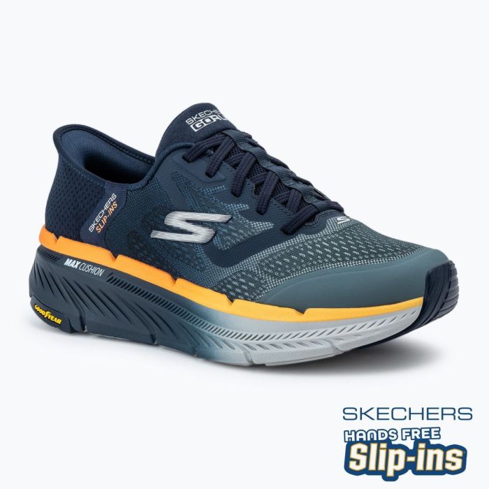 SKECHERS Max Cushioning Premier 2.0 темно-сині/помаранчеві