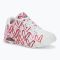 SKECHERS JGoldcrown Uno Spread The Love white/red/pink