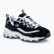 SKECHERS D'Lites Biggest Fan чорні/білі/сріблясті