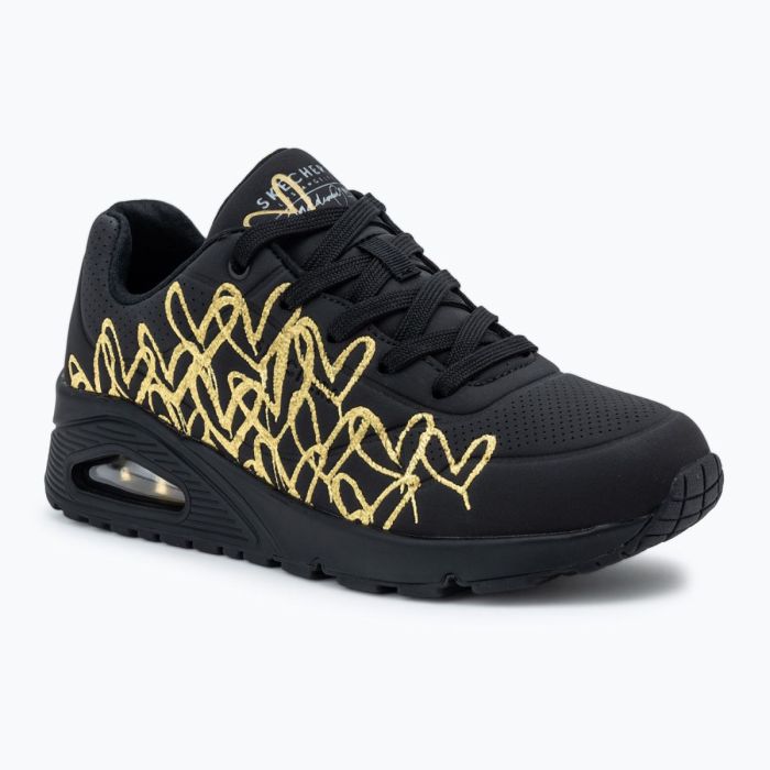 SKECHERS JGoldcrown Uno Golden Heart чорний/багатобарвний металік