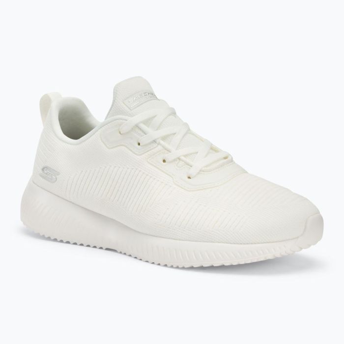 SKECHERS Bobs Sport Squad Tough Talk white