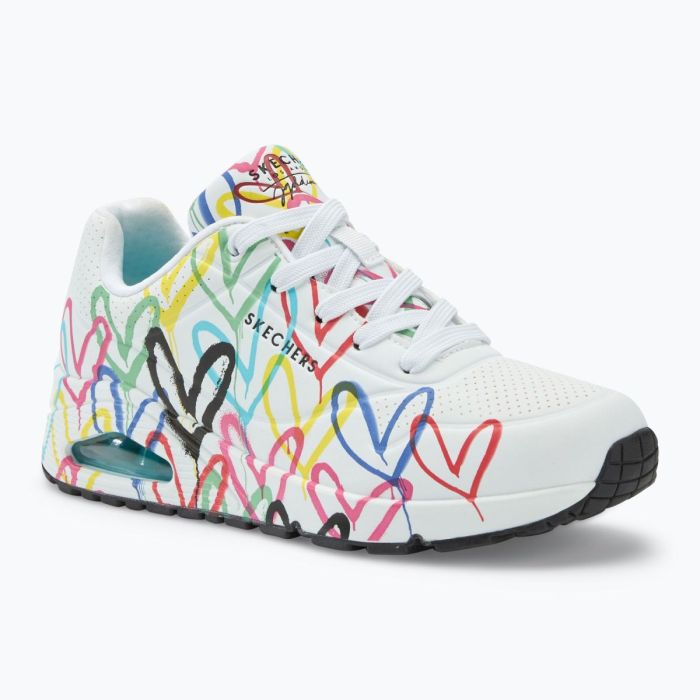 SKECHERS JGoldcrown Uno Spread The Love white/multicolor