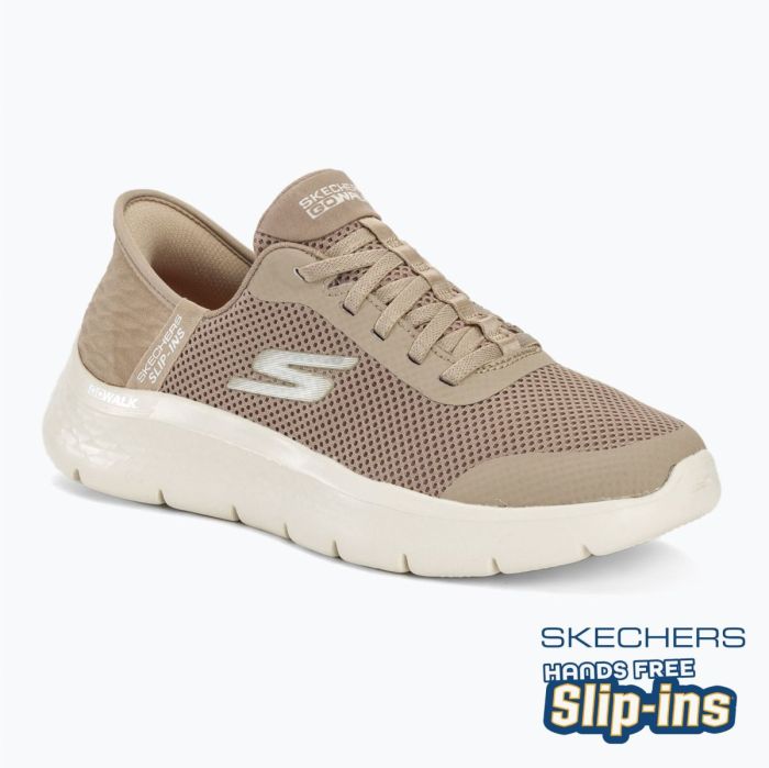 SKECHERS Slip-ins Go Walk Flex Grand Entry taupe/white