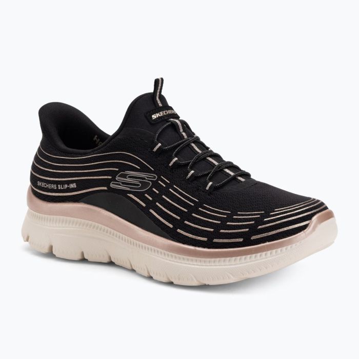 SKECHERS Summits Plus Soft Luster black/rose gold