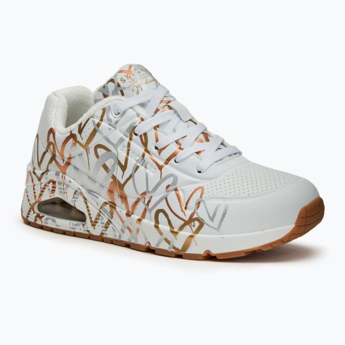 SKECHERS Uno Metallic Love white/multicolor metallic