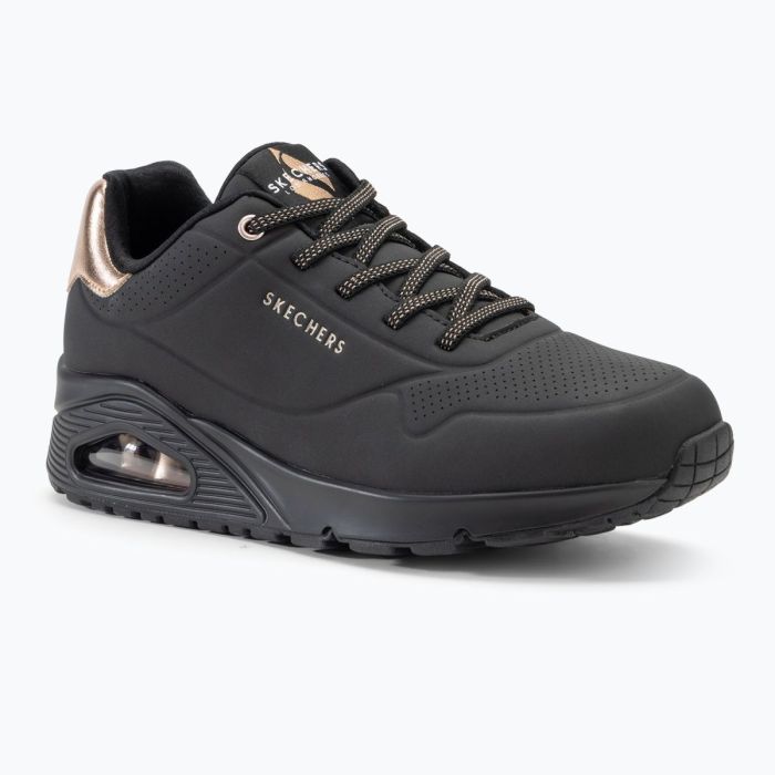 SKECHERS Uno Shimmer Away black/gold