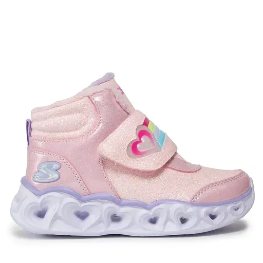 SKECHERS Heart Lights Brilliant Rainbow 302669L/PKLV Pink
