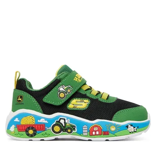 SKECHERS John Deere: Play Scene - Barn-Squad Buddies 407065N/GNBK Green