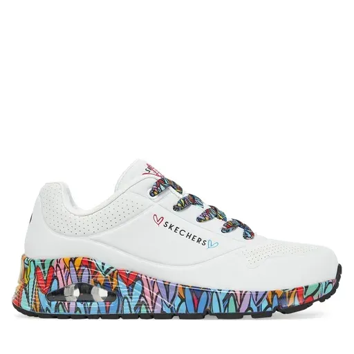 SKECHERS Skechers Uno - Ravaged Love 177918/WMLT White