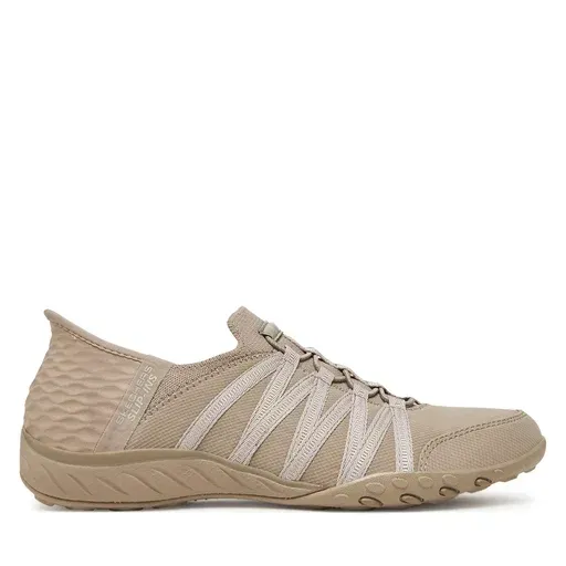 SKECHERS Slip-Ins: Breathe Easy - Roll With Me 100593/TPE Beige