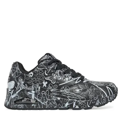 SKECHERS Street Uno - Process Sketch 177972/BKW Black