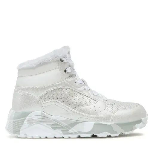 SKECHERS Uno Lite Camo Dazzle 310485L/SLGY Silver