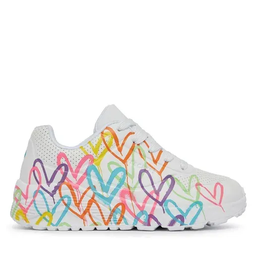 SKECHERS Uno Lite Spread The Love 314064L/WML White