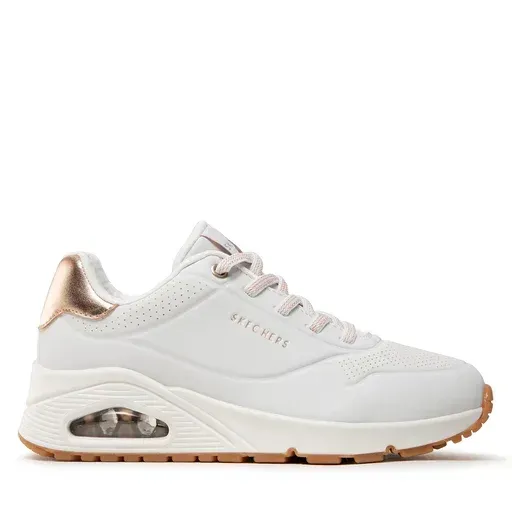 SKECHERS Uno Shimmer Away 155196/WHT White