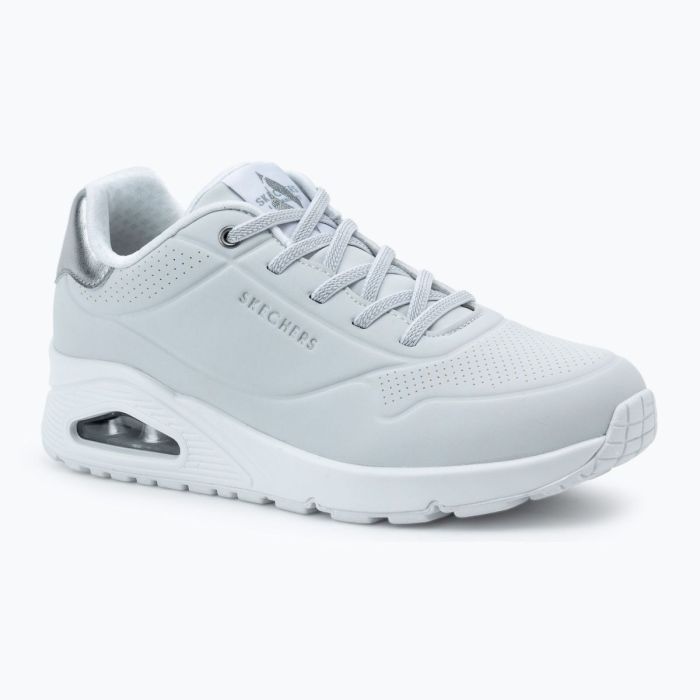 SKECHERS Uno Shimmer Away білі/сріблясті